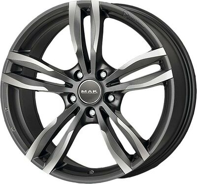 Mak Luft 8x18 5x112 ET 30 Dia 66.6 Gunmetal
