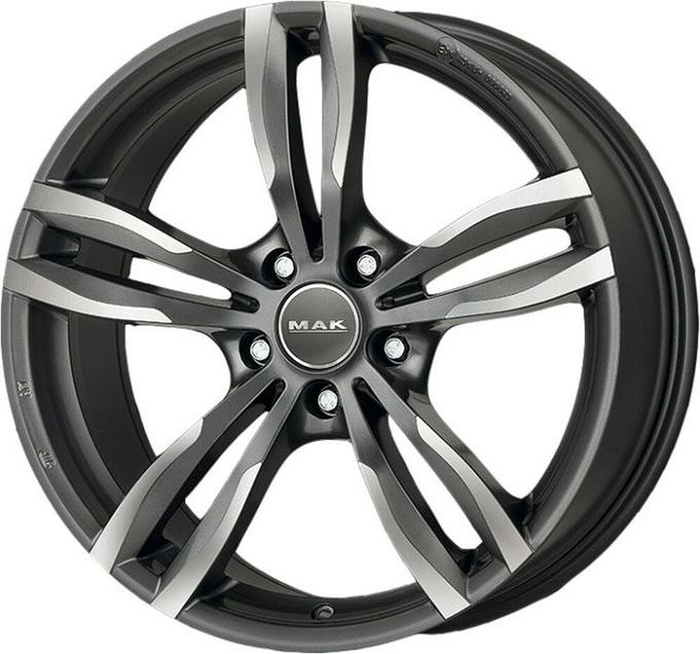 Mak Luft 8x18 5x120 ET 52 Dia 72.6 Gunmetal
