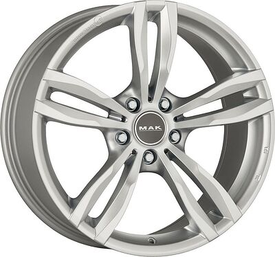 Mak Luft 8x17 5x120 ET 34 Dia 72 Silver