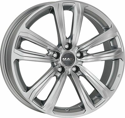 Mak Magma 5.5x15 5x114.3 ET 49 Dia 61.5 silver