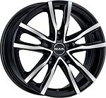 Mak Milano 7x17 5x114.3 ET 40 Dia 76 Black mirror