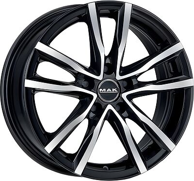 Mak Milano 8x17 5x114 ET 50 Dia 64 Black mirror