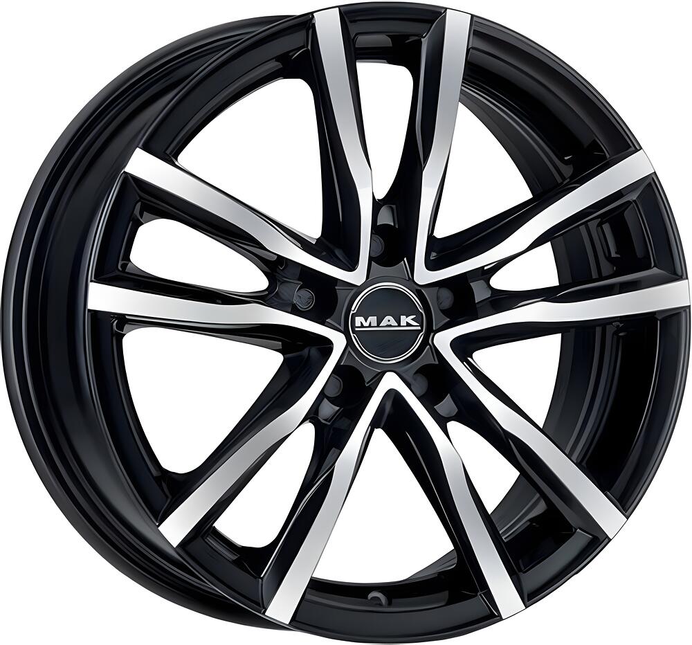 Mak Milano 7x17 5x100 ET 48 Dia 56.1 Black mirror