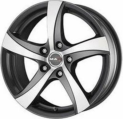 Mak Mistral 8x18 5x112 ET 35 Dia 76 GUN MET-MIRROR FACE