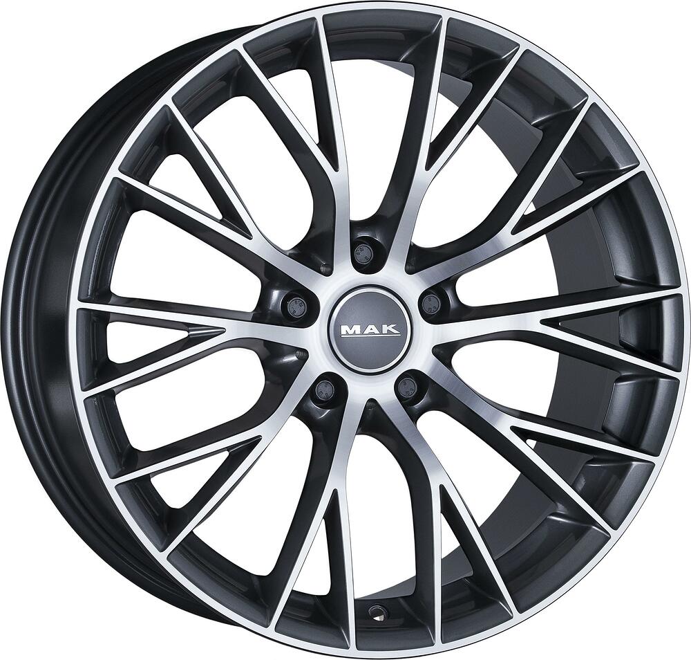 Mak Munchen 8.5x20 5x108 ET 42 Dia 63.4 Gun Metal Mirror Face