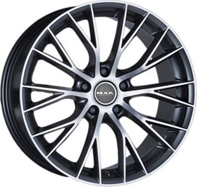 Mak Munchen 7x16 5x120 ET 40 Dia 72.6 Gun Metallic - Mirror Face