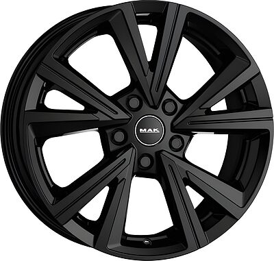 Mak Qvarz 7x17 5x112 ET 45 Dia 57.1 Gloss Black