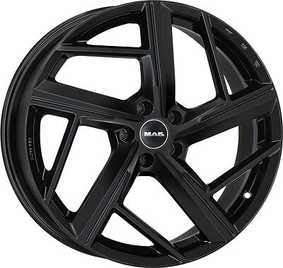 Mak Qvattro 8x18 5x112 ET 42 Dia 66.45 Gloss Black