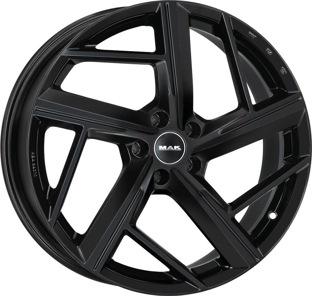 Mak Qvattro 9.5x21 5x112 ET 20 Dia 66.45 Gloss Black