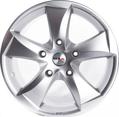 Mak Raptor 5 8x18 5x114.3 ET 40 Dia 76 HYPER SILVER