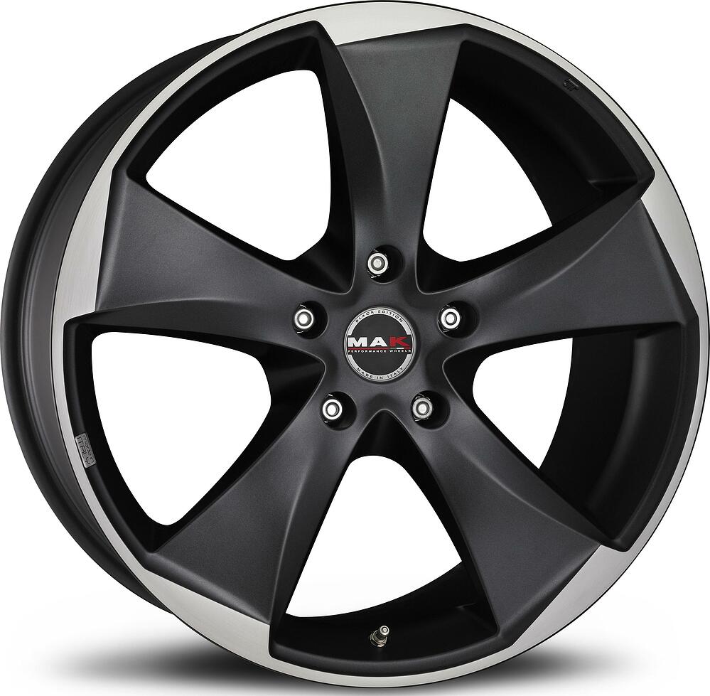 Mak Raptor 5 8.5x19 5x108 ET 40 Dia 72 Ice Superdark