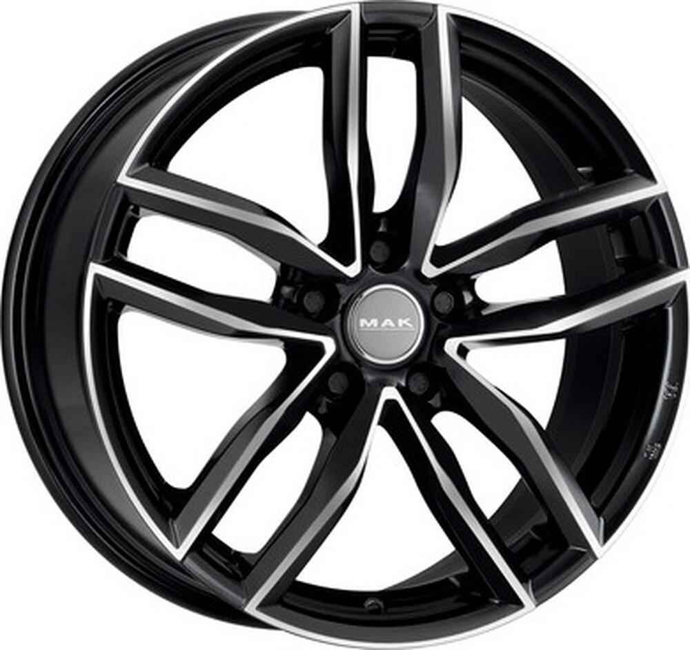 Mak Sarthe 8x19 5x112 ET 30 Dia 66.45 Black Mirror