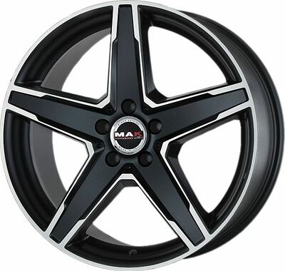 Mak Stern 7x16 5x112 ET 45 Dia 66.6 Gun Metallic Mirror Face