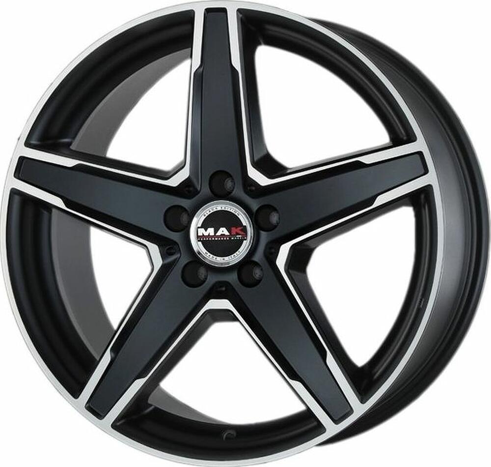 Mak Stern 8x18 5x112 ET 45 Dia 66.6 Gun Metallic Mirror Face