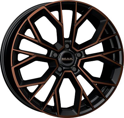 Mak Stilo 8.5x20 5x114.3 ET 40 Dia 76 Black and Bronze