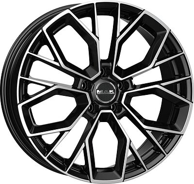 Mak Stilo 8x18 5x108 ET 45 Dia 72 Black Mirror