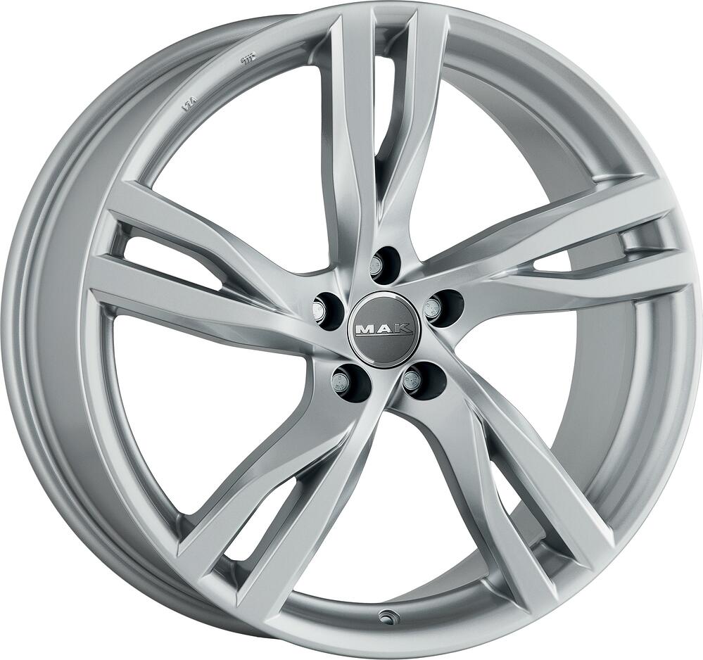 Mak Stockholm 8x18 5x112 ET 50 Dia 57.1 Silver