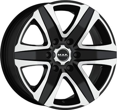 Mak Stone 4x4 T 8x17 5x120 ET 40 Dia 65.1 Black Mirror