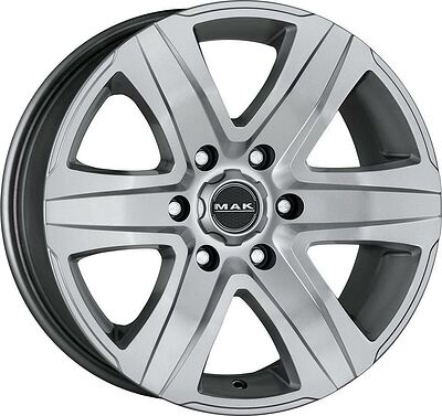 Mak Stone 4x4 T 8x17 5x127 ET 35 Dia 71.6 silver