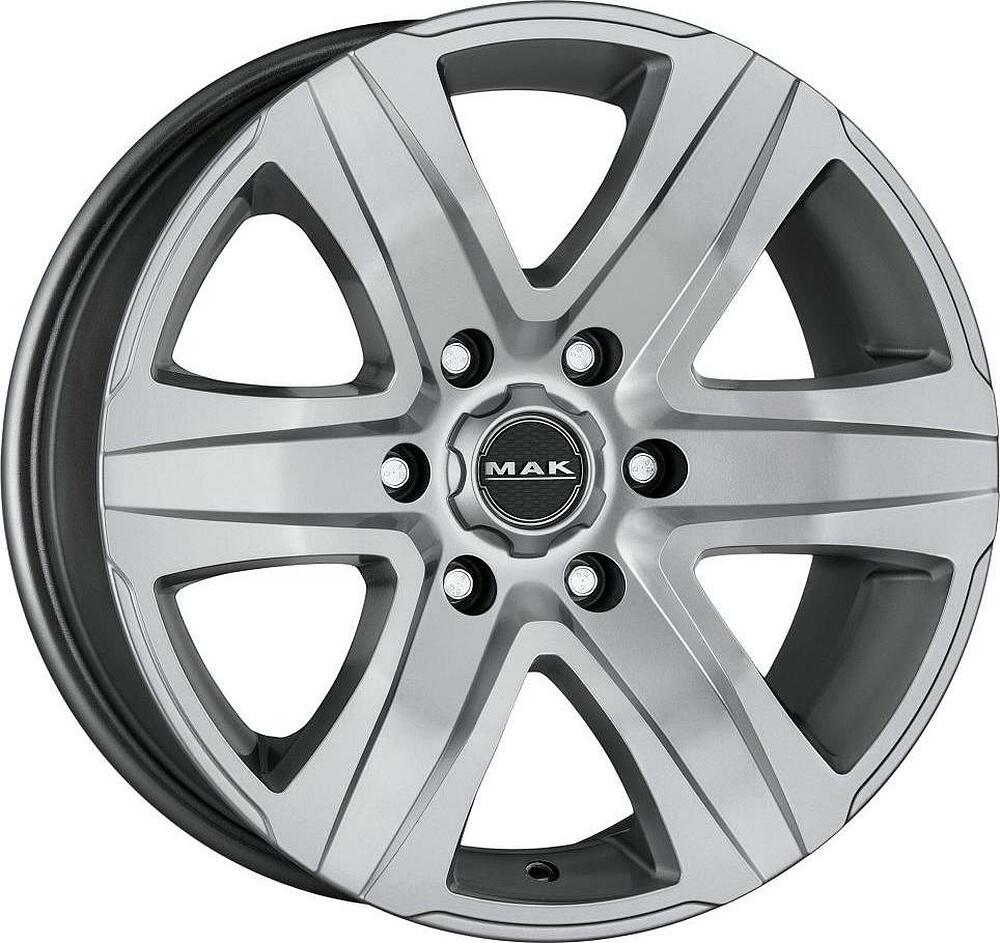 Mak Stone 4x4 T 8.5x18 6x139.7 ET 30 Dia 106.1 silver