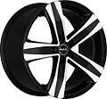 Mak Stone 5 7.5x18 5x108 ET 45 Dia 63.4 Black mirror