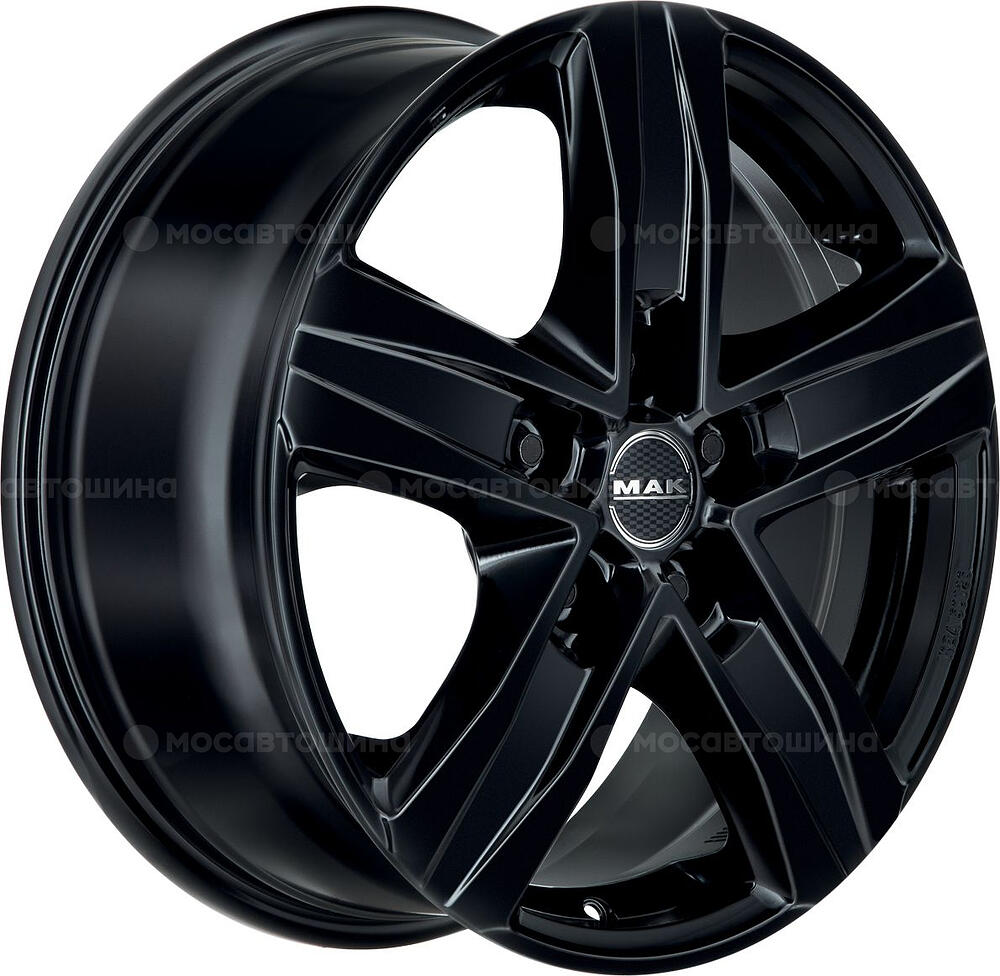 Mak Stone 5 6.5x15 5x118 ET 65 Dia 71.1 Gloss Black