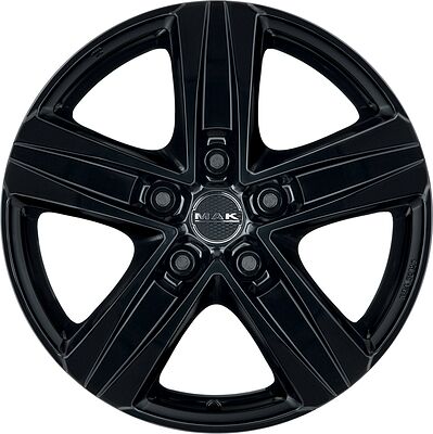 Mak Stone 5 6.5x16 5x130 ET 65 Dia 78.1 Gloss Black