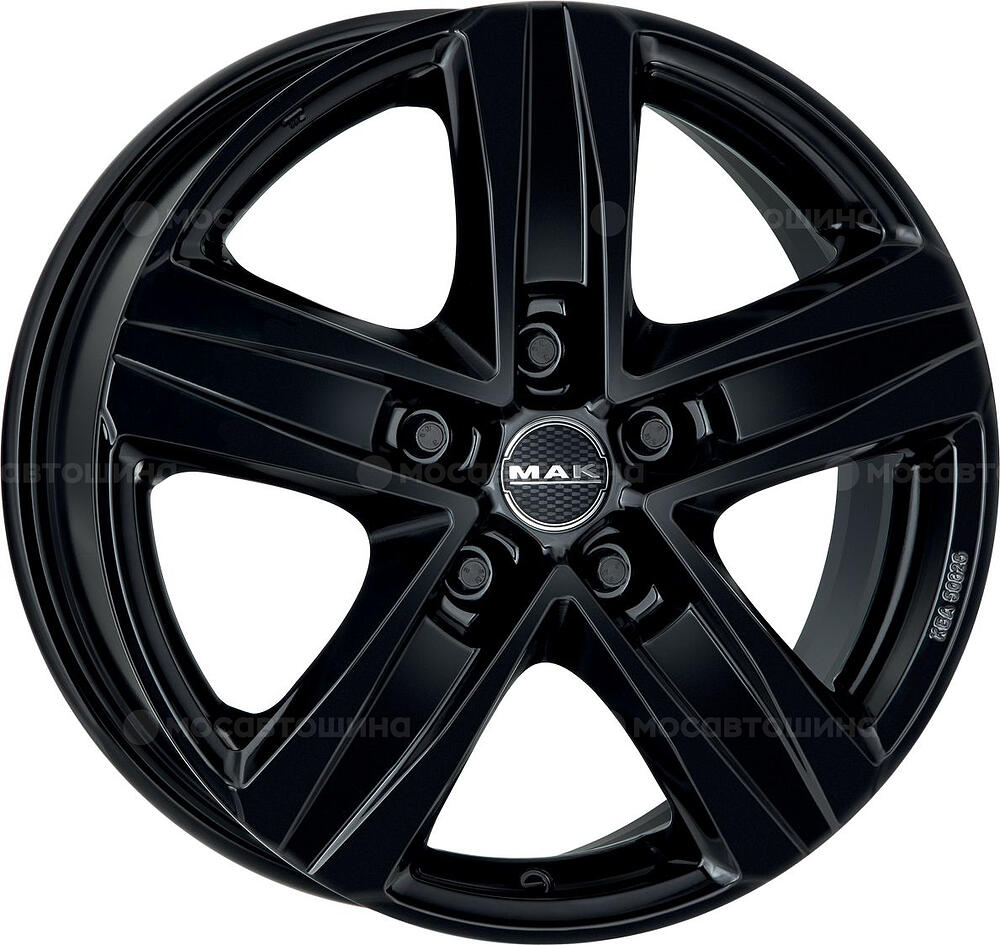 Mak Stone 5 6.5x15 5x118 ET 65 Dia 71.1 Gloss Black