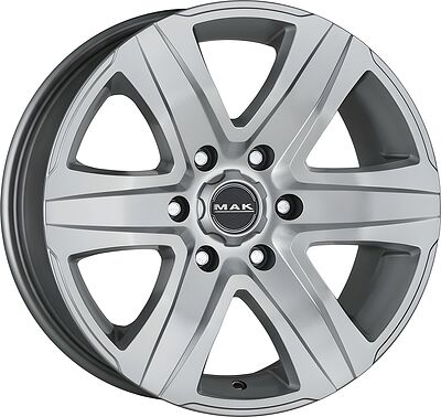 Mak Stone 6 8.5x18 6x139.7 ET 30 Dia 106.1 silver