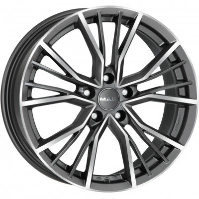 Mak Union 8.5x20 5x112 ET 32 Dia 66.45 gunmetal mirror face