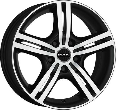 Mak Veloce Italia 7.5x17 5x112 ET 30 Dia 76 Ice Black