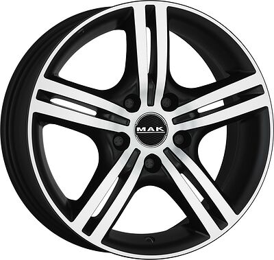 Mak Velocity 7.5x17 5x115 ET 40 Dia 70.2 Ice Black