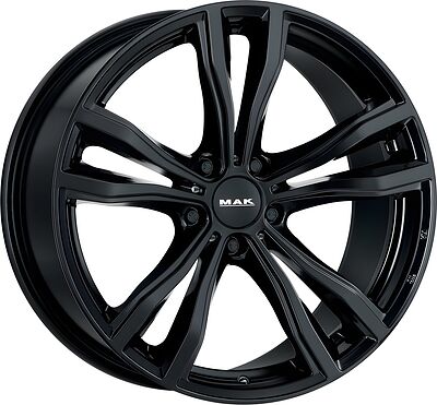 Mak X-Mode 10x21 5x120 ET 40 Dia 74.1 Gloss Black