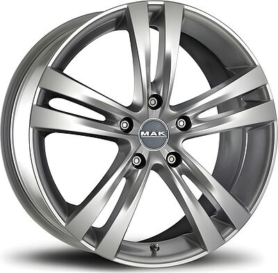 Mak Zenith 8x18 5x114.3 ET 50 Dia 76 Hyper Silver