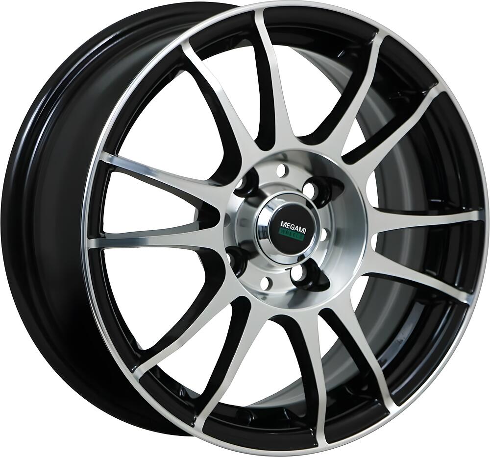 Megami MGM-3 6x15 5x114.3 ET 43 Dia 66.1 BFP