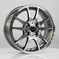 Megami MGM-5 6x15 5x114.3 ET 43 Dia 66.1 silver