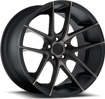 MHT Niche Targa 9x19 5x130 ET 45 Dia 71 Black/Machined