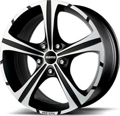 Momo Black Knight 7x16 5x112 ET 40 Dia 72.3 Black