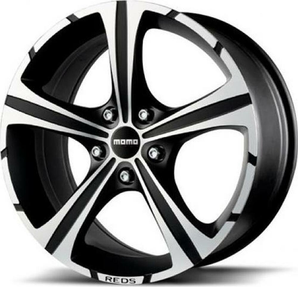 Momo Black Knight 7.5x17 5x114.3 ET 42 Dia 72.3 Black