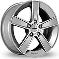 Momo Strike 2 7x16 5x112 ET 40 Dia 72.3 Glossy Silver-Polished
