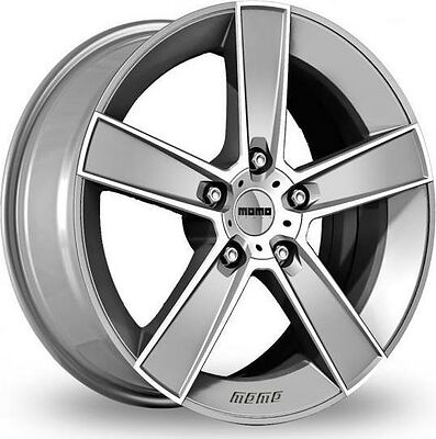 Momo Strike 2 7x16 5x112 ET 40 Dia 72.3 Glossy Silver-Polished