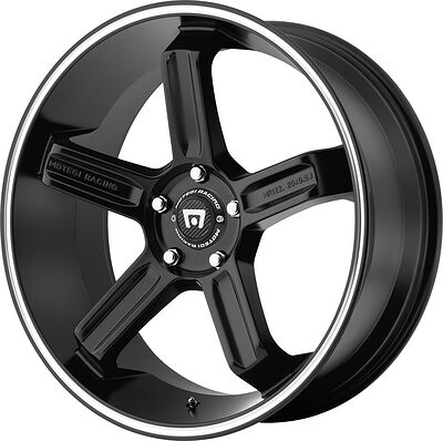 Motegi MR122 8.5x20 5x120 ET 35 Dia 74.1 Black/Machined