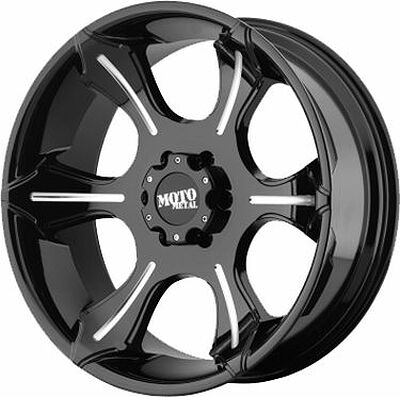 Moto Metal MO965 9x20 5x127 ET 18 Dia 78 Black/Machined