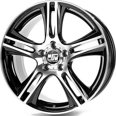MSW 11 8x18 5x112 ET 35 Dia 73.1 BLACK FULL POLISHED