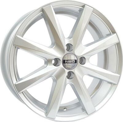 Neo V06 6x16 4x100 ET 40 Dia 60 Silver