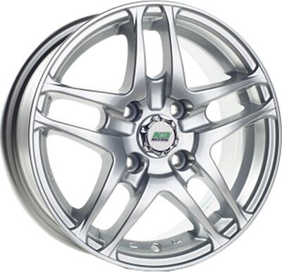 N2O Y303 6x15 4x100 ET 45 Dia 73 silver