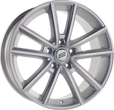 N2O Y9100 7x17 5x114 ET 45 Dia 60 silver