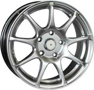 Nologo NL1169 6.5x15 4x98 ET 25 Dia 58.6 silver