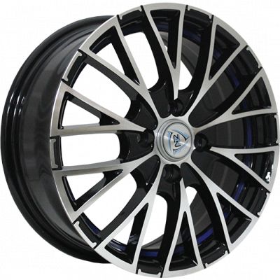 NZ Wheels F-2 6.5x16 5x105 ET 39 Dia 56.6 BKFBSI