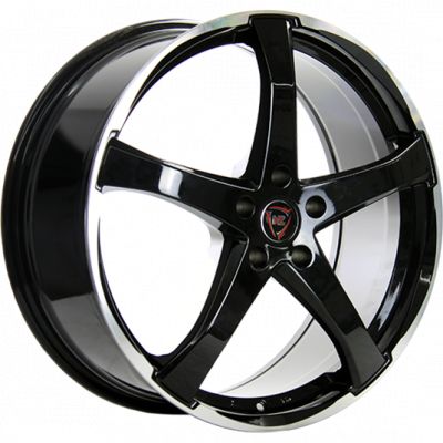 NZ Wheels F-51 10x20 5x120 ET 40 Dia 74.1 BKPL